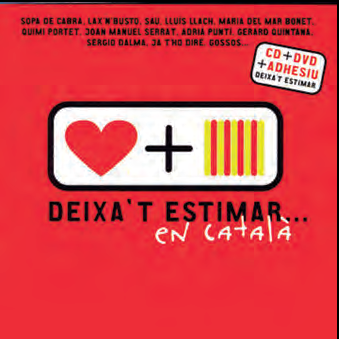 DEIXA'T ESTIMAR EN CATALÀ CD+DVD + ADHESIU