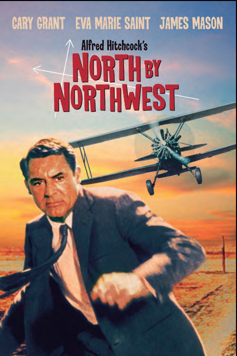 Cartell del film North by Northwest (Perseguit per la mort, 1959). Foto: Metro-Goldwyn-Mayer
