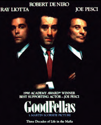 Cartell del film Goodfellas (Un dels nostres, 1990). Foto: Warner Bros.