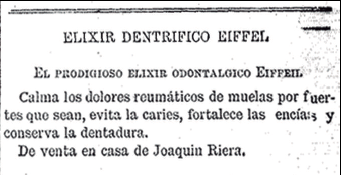 Publicitat d'El Ebusitano, del 26 de desembre de 1889.