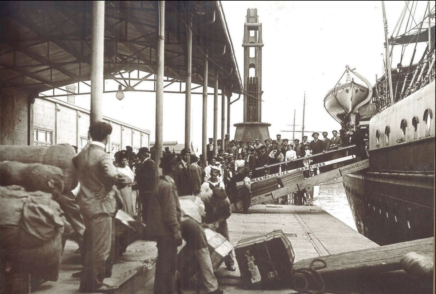 El port de Buenos Aires a la darreria del segle XIX.