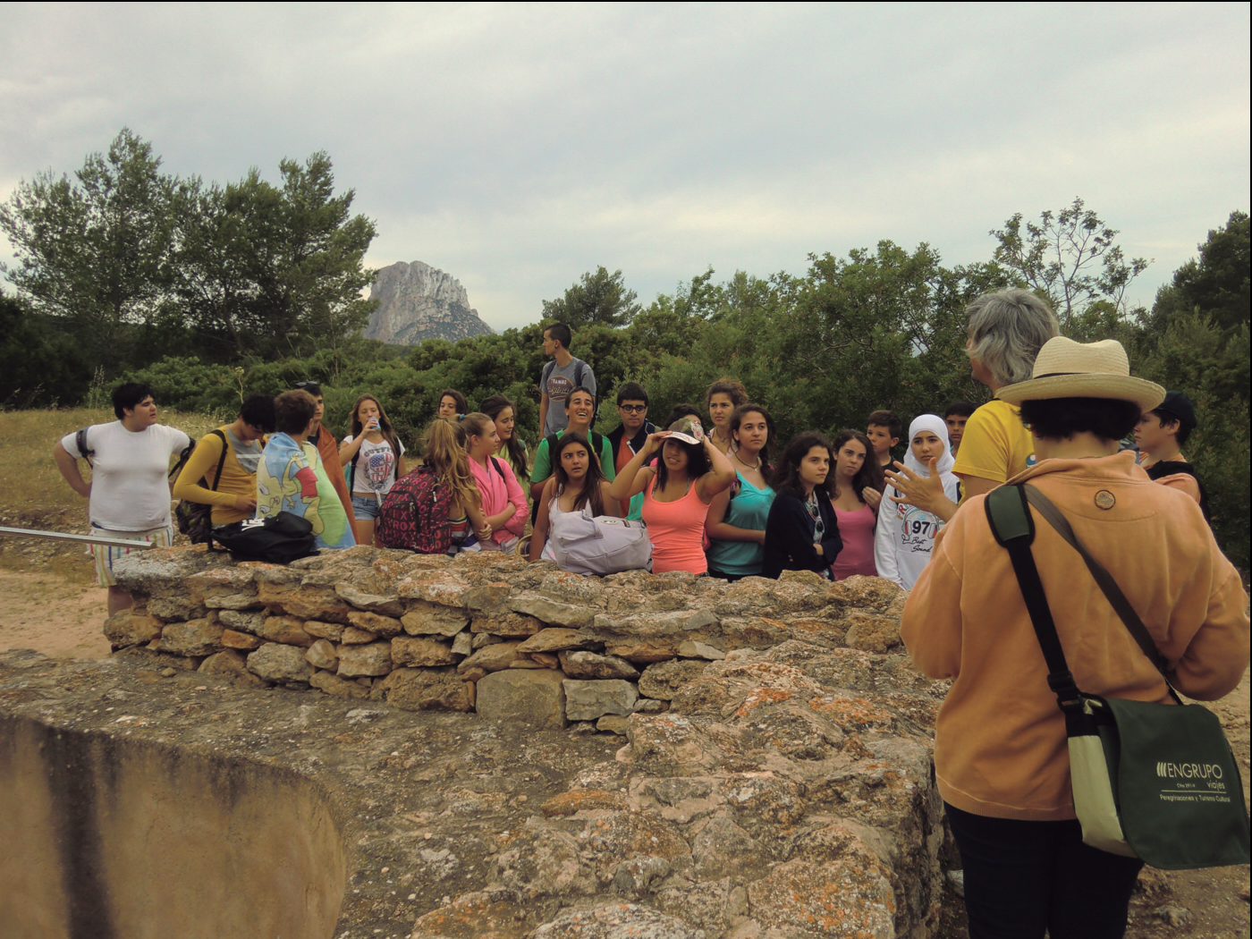 Visita a les pallisses de Cala d'Hort