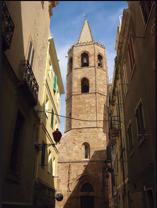 L'església de Sant Francesc, a l'Alguer.