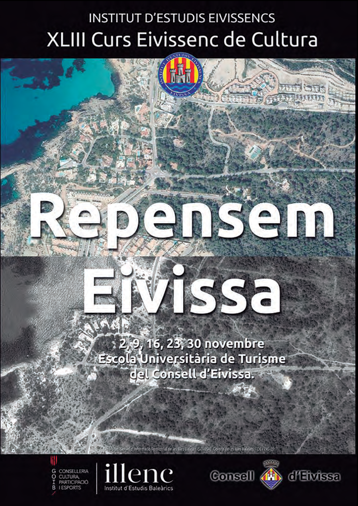 Cartell del XLIII Curs Eivissenc de Cultura Repensem Eivissa