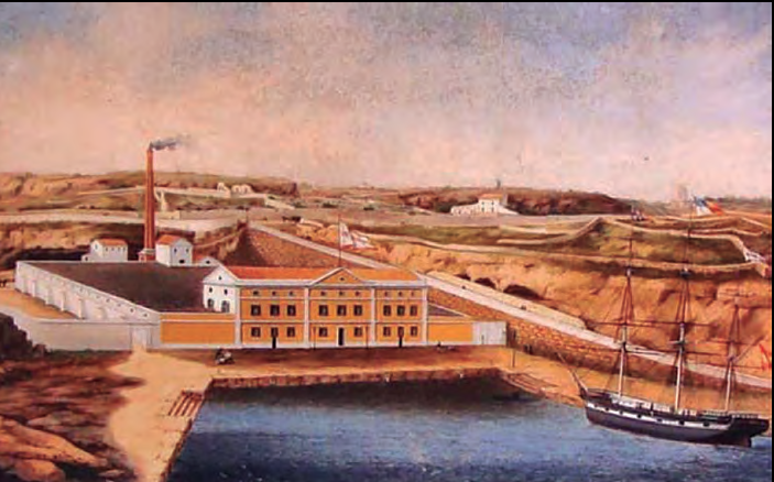 Industria Mahonesa, una primerenca fàbrica tèxtil instal·lada a cala Figuera, Menorca.