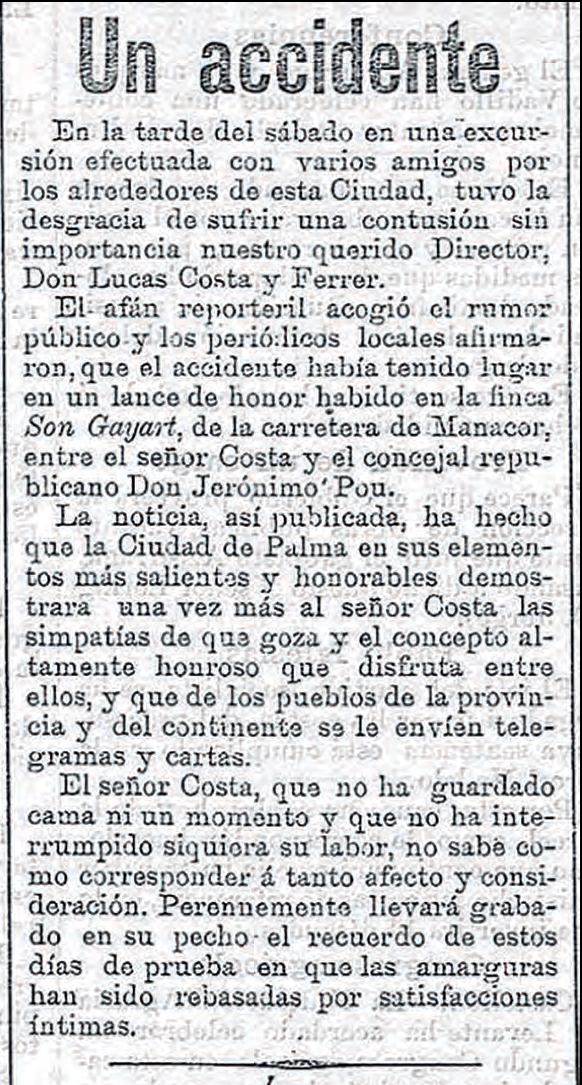A dalt, capçalera del diari Heraldo de Tarragona.