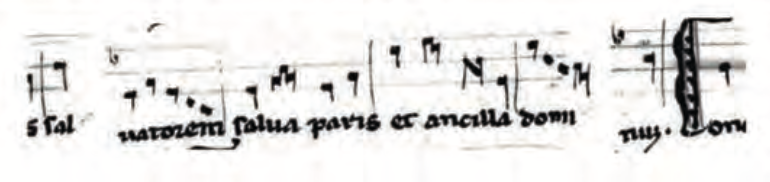 Notació musical de Munich BSB-Hss Cgm 101