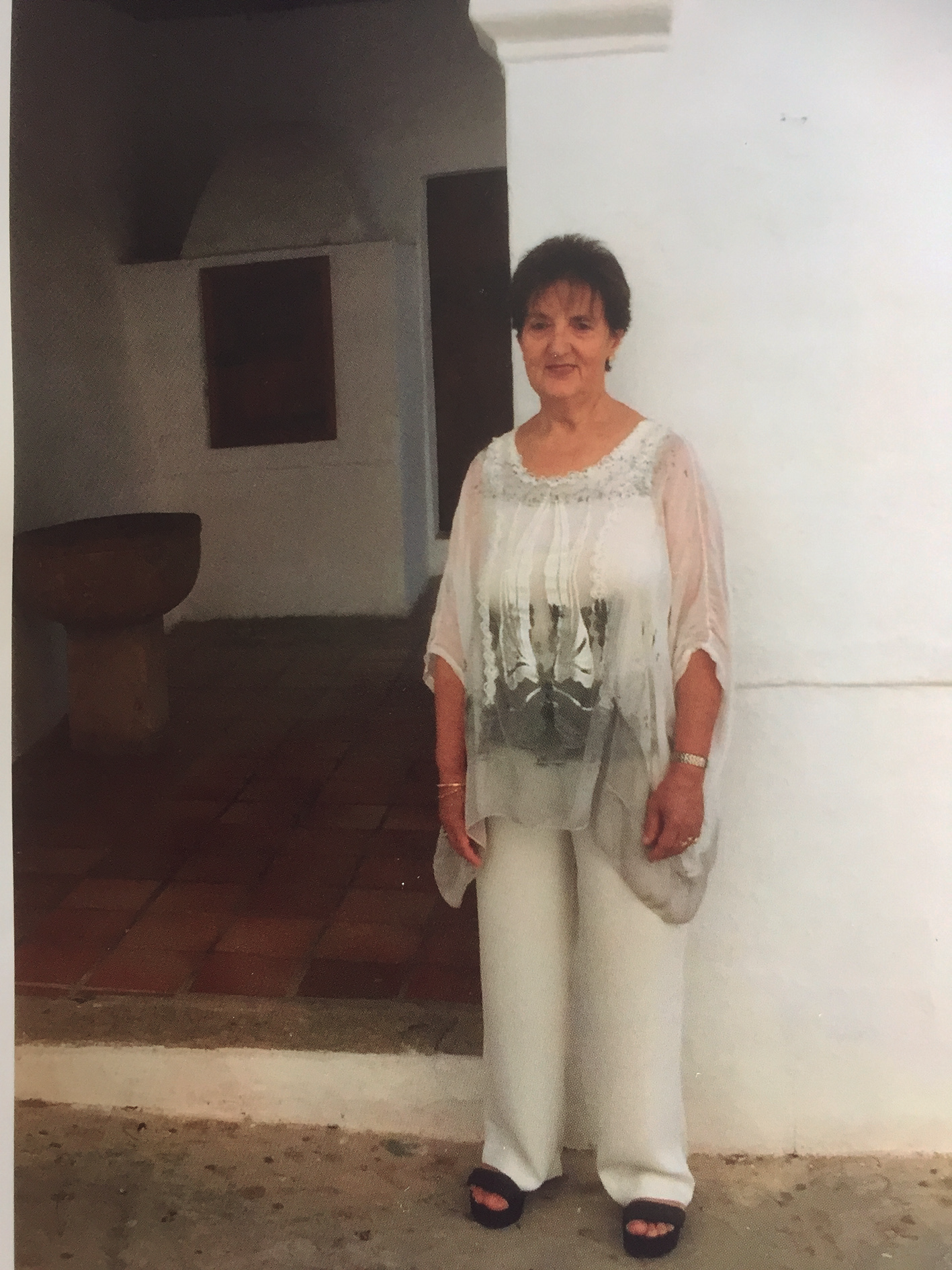 Fotografia de Carme Ferrer Bonet, directora del Cor Quartó de Portmany. Foto de Marià Torres.