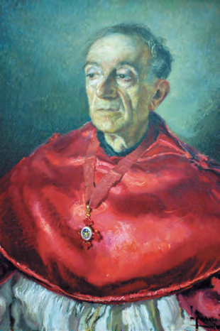 Retrat d'Isidor Macabich i Llobet que figura a la galeria de fills il·lustres de l'Ajuntament d'Eivissa (Font: EEIF).