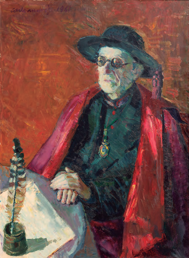 Retrat d'Isidor Macabich fer per Carloandrés López del Rey.