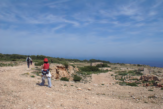 La pedrera de la Xíndria, a la Mola, Formentera.