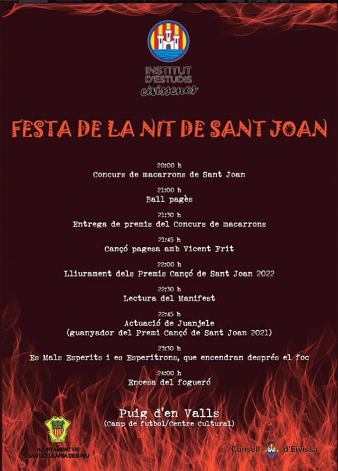 Programa de la Festa de la Nit de Sant Joan