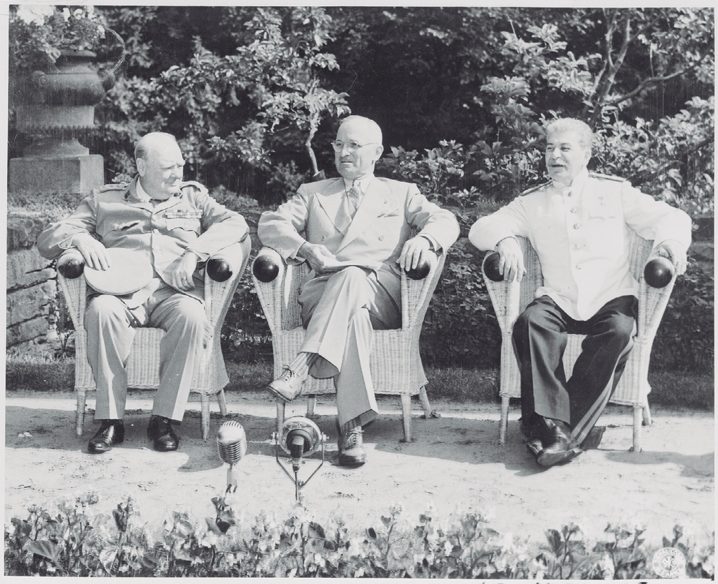 Churchill, Truman i Stalin a la conferència de Potsdam (Viquipèdia)