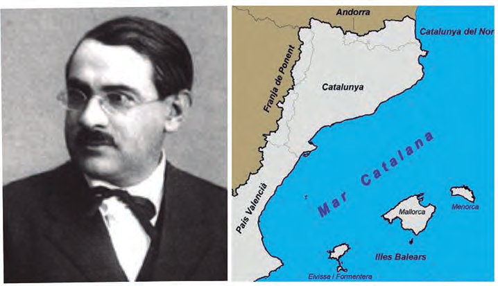 L'historiador, periodista i polític Antoni Rovira i Virgili, des de la seva columna diària al diari governamental La Humanitat, fou el màxim impulsor ideològic de l'expedició a les Balears, adduint el que ell anomenava la raó nacional (Foto ARA Balears).