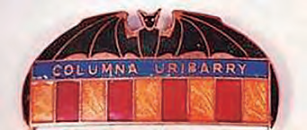 Logotip de la columna sortida de València, a les ordres del capità Uribarry, molt influïda per l'escut del Club de Futbol València.