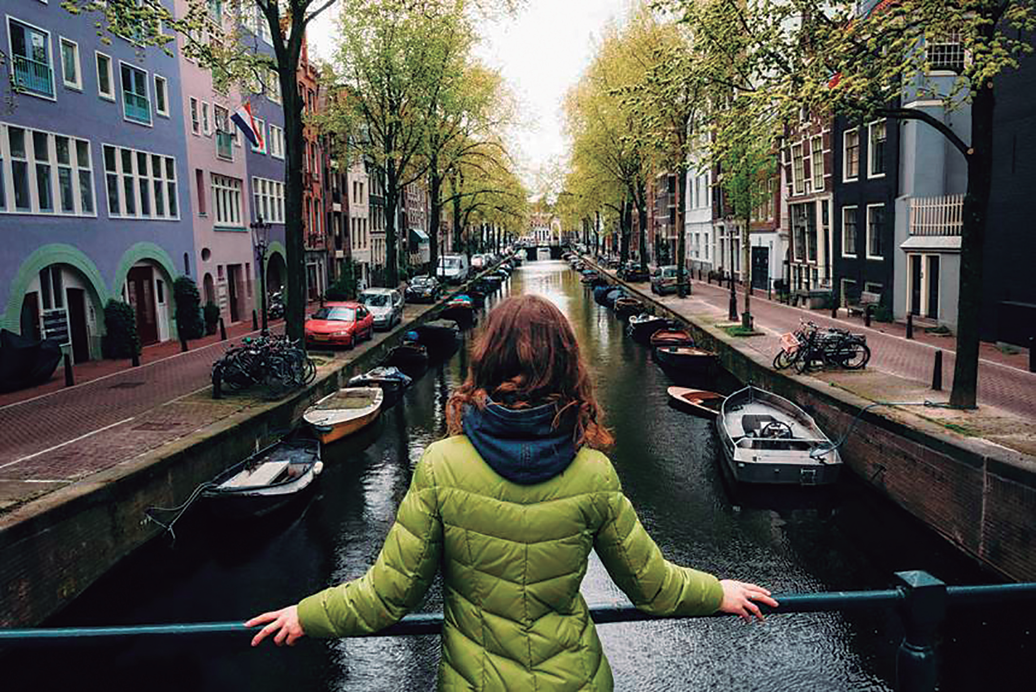 Paisatge d'Amsterdam amb canal